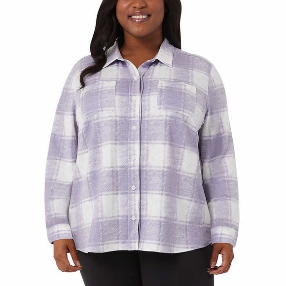 32 Degrees Womens' Cozy Flannel Shirt - Picture 4 of 6